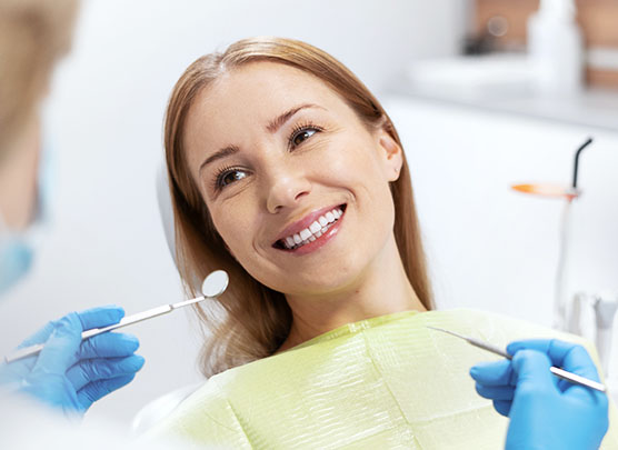 Calm dental patient